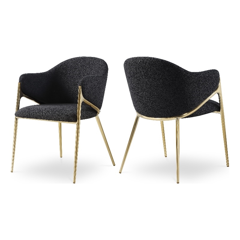 Meridian Furniture Nial Black Dining Chair (Set of 2)