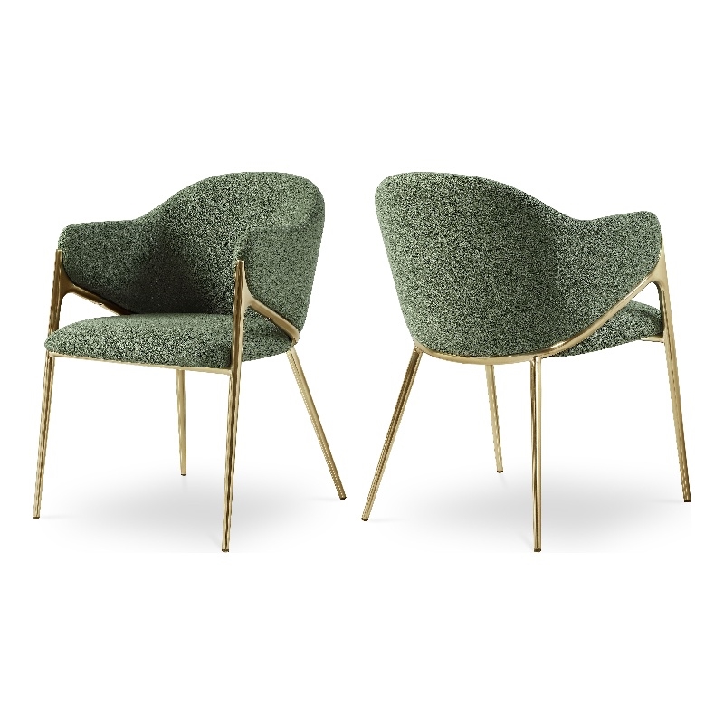 Meridian Furniture Nial Green Dining Chair (Set of 2)