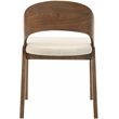 Meridian Furniture Woodson Beige Linen-Like Polyester Dining Chair (Set of 2)