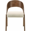 Meridian Furniture Woodson Beige Linen-Like Polyester Dining Chair (Set of 2)
