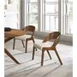 Meridian Furniture Woodson Beige Linen-Like Polyester Dining Chair (Set of 2)