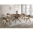 Meridian Furniture Woodson Rich Walnut Veneer Dining Table