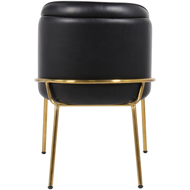 Meridian Furniture Jagger Black Vegan Leather Dining Chair (Set of 2)