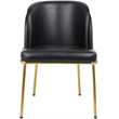 Meridian Furniture Jagger Black Vegan Leather Dining Chair (Set of 2)
