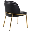 Meridian Furniture Jagger Black Vegan Leather Dining Chair (Set of 2)
