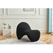 Meridian Furniture Theodore Black Faux Shearling Accent Chair
