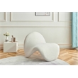 Meridian Furniture Theodore Cream Faux Shearling Accent Chair