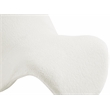 Meridian Furniture Theodore Cream Faux Shearling Accent Chair