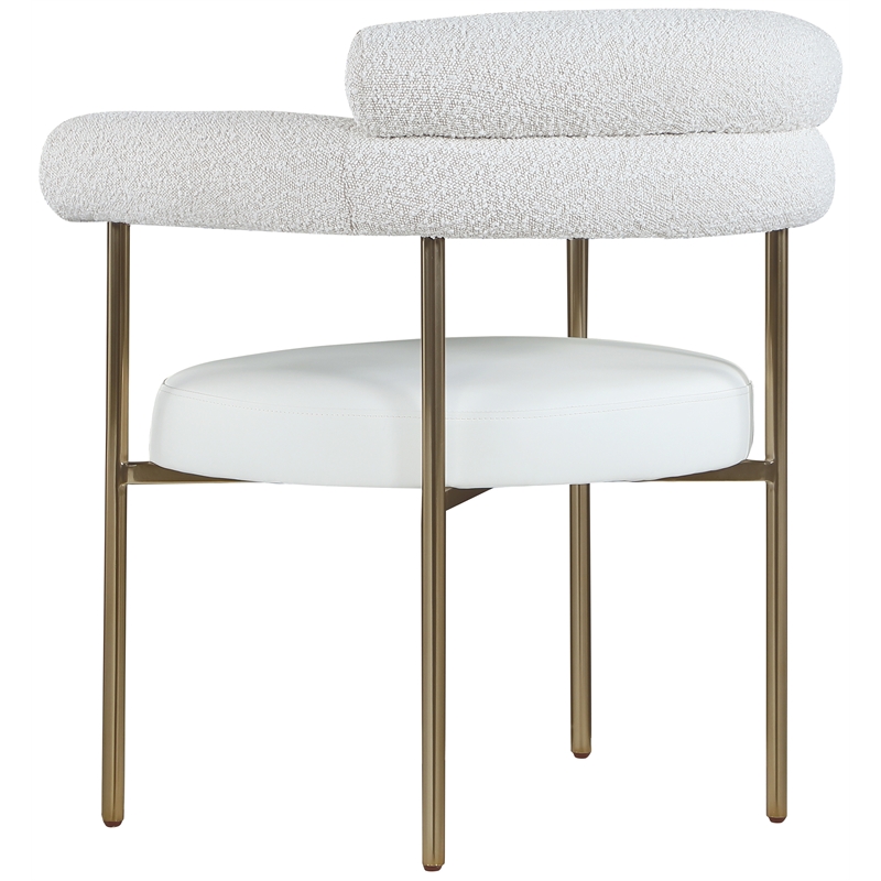 Meridian Furniture Blake Cream Dining Chair (Set of 2)