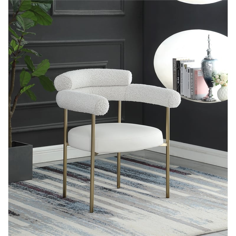 Meridian Furniture Blake Cream Dining Chair (Set of 2)
