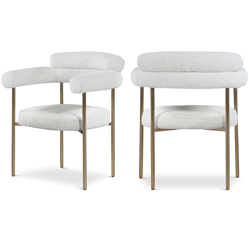 Meridian Furniture Blake Cream Dining Chair (Set of 2)