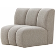 Meridian Furniture Infinity Brown Boucle Fabric Modular Chair