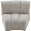Meridian Furniture Infinity Brown Boucle Fabric Modular Chair