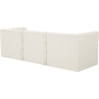 Meridian Furniture Tuft Cream Velvet Modular Sofa