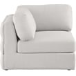 Meridian Furniture Beckham Beige Durable Linen Textured Fabric Corner