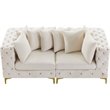 Meridian Furniture Tremblay Cream Velvet Modular Sofa