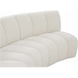 Meridian Furniture Infinity Cream Boucle Fabric 6pc. Modular Sectional