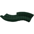 Meridian Furniture Infinity Green Boucle Fabric 4pc. Modular Sectional