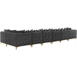 Meridian Furniture Tremblay Grey Velvet Modular Sectional