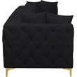 Meridian Furniture Tremblay Black Velvet Modular Sofa
