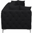 Meridian Furniture Tremblay Black Velvet Modular Sofa