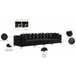 Meridian Furniture Tremblay Black Velvet Modular Sofa