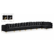 Meridian Furniture Tremblay Black Velvet Modular Sectional