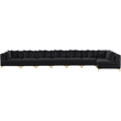 Meridian Furniture Tremblay Black Velvet Modular Sectional