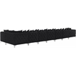 Meridian Furniture Tremblay Black Velvet Modular Sectional