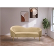 Meridian Furniture Ritz Camel Velvet Loveseat