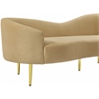 Meridian Furniture Ritz Camel Velvet Sofa