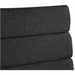 Meridian Furniture Kai Black Boucle Fabric Dining Chair