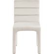 Meridian Furniture Kai Cream Velvet Dining Chair (Set of 2)