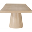 Meridian Furniture Tavolo Natural Oak Veneer Dining Table