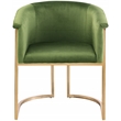 Meridian Furniture Tierra Olive Velvet Dining Chair