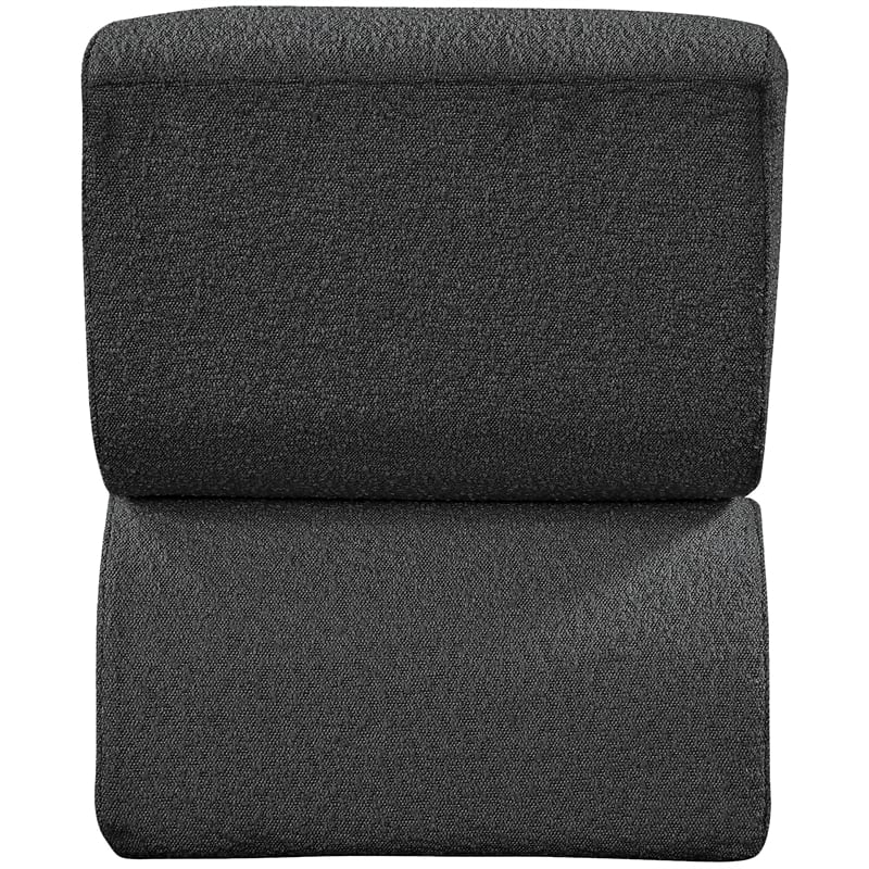Meridian Furniture Desiree Black Boucle Fabric Accent Chair