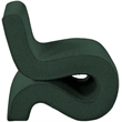 Meridian Furniture Desiree Green Boucle Fabric Accent Chair