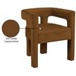 Meridian Furniture Athena Saddle Velvet Dining Chair