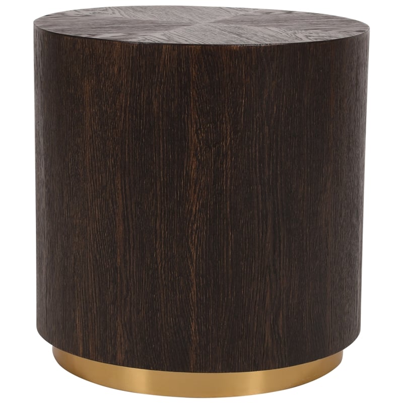 Meridian Furniture Nile Brown Oak End Table
