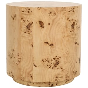 Meridian Furniture Burl Natural Ash End Table