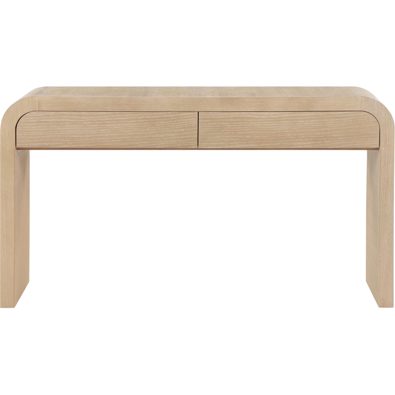 Meridian Furniture Cresthill White Oak Console Table