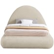 Meridian Furniture Rudy Beige Teddy Fabric Twin Bed