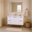 Meridian Furniture Modernist White Bathroom Vanity