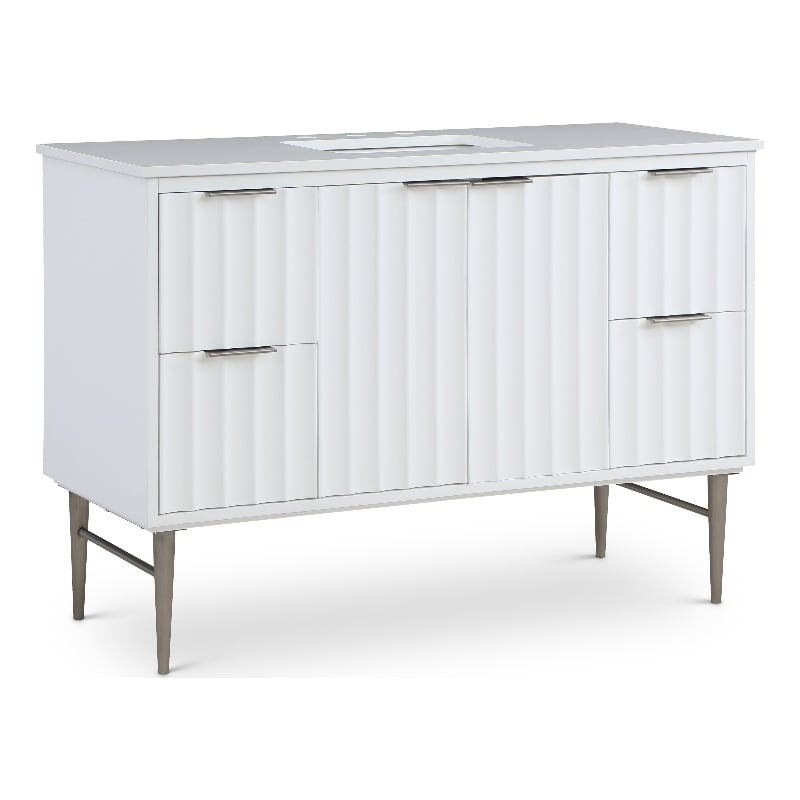 Brushed Chrome Finish/48&quot Wide