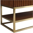 Meridian Furniture Monad Walnut Bathroom Vanity