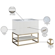 Meridian Furniture Monad White Bathroom Vanity