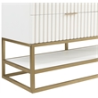 Meridian Furniture Monad White Bathroom Vanity