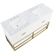 Meridian Furniture Monad White Bathroom Vanity