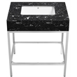 Meridian Furniture Marmo White Engineered Stone Bathroom Vanity