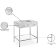 Meridian Furniture Marmo White Engineered Stone Bathroom Vanity